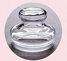 Treandcard Glass Container Pot With Lid - 600 ml, 2 Pieces, Clear-thumb4