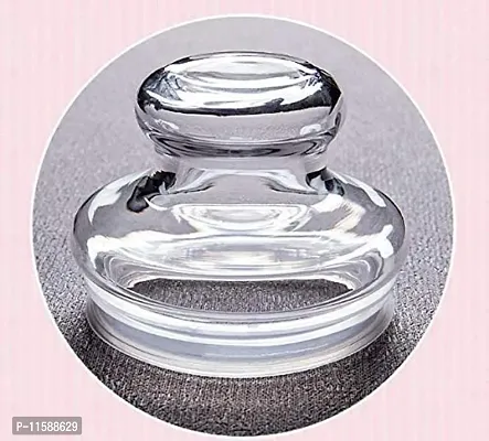 Treandcard Glass Container Pot With Lid - 600 ml, 2 Pieces, Clear-thumb5