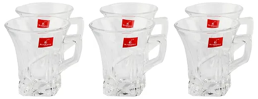 Blink Max Glass Cup Set - Set of 6, Transparent, 190ml-thumb3