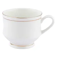 BUYER'S CHOICE Golden Line Tableware Bone China Tea Coffee Cup (Multicolour, 140 ml) - Pack of 6 Pcs-thumb2