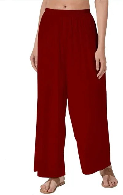 Latest Beautiful Viscose Rayon Stitched Trouser for Women