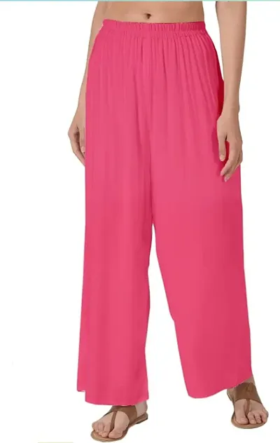 Latest Beautiful Viscose Rayon Stitched Trouser for Women