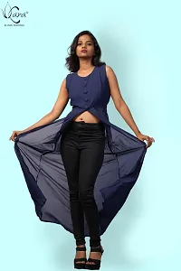 KARA Women's Stylish Midi Sleeveless Regular Fit Tops with Inner-thumb2