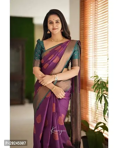 Purple Color Kanchipuram Soft Lichi Silk Saree With Blouse in USA UK  Weaving Work Wedding Wear Party Wear South Saree - Etsy | Saree designs  party wear, Saree designs, Bridal sarees south indian