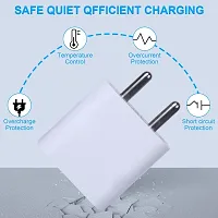 Power Cliff 2.0 USB Charger,Wall Charger Adapter,Compatible for Mobile,Power Banks, Fast Charger Adapter Block (Cable Not Included) White (NW3-Bs_PC-08)-thumb1