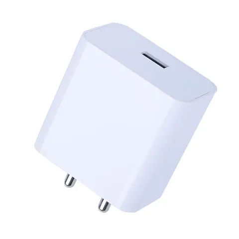 Power Cliff 2.0 USB Charger,Wall Charger Adapter,Compatible for Mobile,Power Banks,Fast Charging (Cable Not Included) White (NW2-Bs_PC-08)