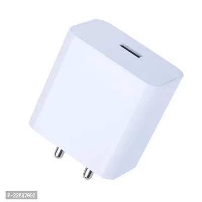 Power Cliff 2.0 USB Charger,Wall Charger Adapter,Compatible for Mobile,Power Banks, Fast Charger Adapter Block (Cable Not Included) White (NW3-Bs_PC-08)-thumb0
