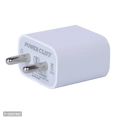 Power Cliff 2.0 USB Charger,Wall Charger Adapter,Compatible for Mobile,Power Banks, Fast Charger Adapter Block (Cable Not Included) White (NW3-Bs_PC-08)-thumb5