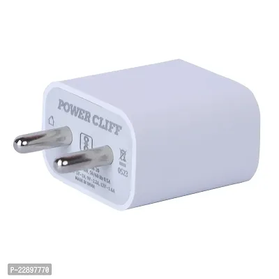 Power Cliff 2.0 USB Charger,Wall Charger Adapter,Compatible for Mobile,Power Banks, Fast Charger Adapter Block (Cable Not Included) White (NW1-Bs_PC-08)-thumb5