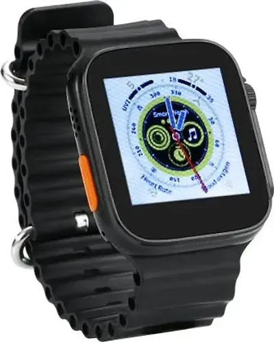 New S8 ULTRA 4G Smart Watch S8 Ultra Smartwatch  (Black Strap, Free Size)