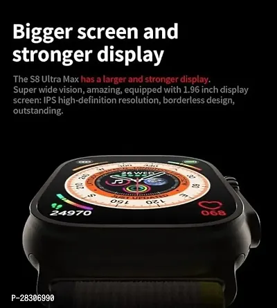 4G Smart Watch Wifi GPS 4G Network Smartwatch  (Orange Strap, Free Size)-thumb0