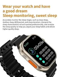 4G Smart Watch Wifi GPS 4G Network Smartwatch  (Orange Strap, Free Size)-thumb2