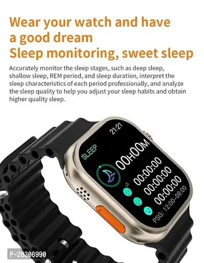 4G Smart Watch Wifi GPS 4G Network Smartwatch  (Orange Strap, Free Size)-thumb3