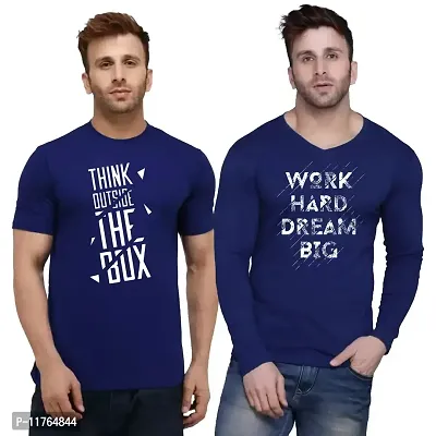 v neck full sleeve t shirts combo