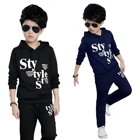 Comfortable T-Shirts with Trousers For Kids Pack of 2