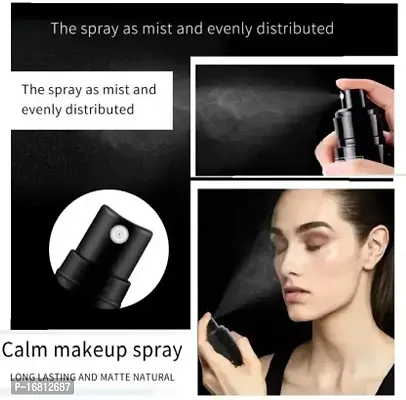 Professional Makeup Setting Spray, Matte Finish Mist Long Lasting Waterproof Oil Control Moisturizing For Dry Oily Sensitive Skin Makeup Fixer Spray Primer - 100 ml-thumb3