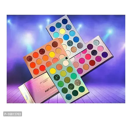 Color Board Eyeshadow Palette Eyes Shadow 60 Color Makeup Palette Highlighters Eye Make Up High Pigmented Professional Eye Shadow Mattes And Shimmer Finish, Multicolor-thumb2