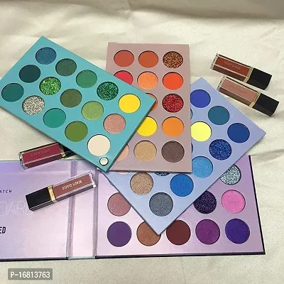 Color Board Eyeshadow Palette Eyes Shadow 60 Color Makeup Palette Highlighters Eye Make Up High Pigmented Professional Eye Shadow Mattes And Shimmer Finish, Multicolor-thumb4