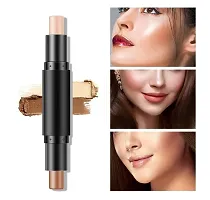 Professional Concealer Highlighter 2 in 1 Contour Stick Concealer  (Beige, 8 g)-thumb2