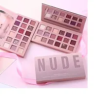 New Nude Edition Eyeshadow Palette with Mirror 18 Shades of Shimmer and Matte for Eye Makeup-thumb1