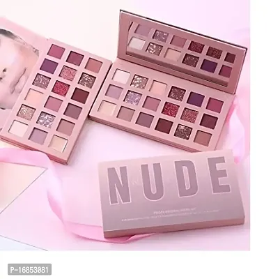 New Nude Edition Eyeshadow Palette with Mirror 18 Shades of Shimmer and Matte for Eye Makeup-thumb2