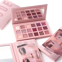 New Nude Edition Eyeshadow Palette with Mirror 18 Shades of Shimmer and Matte for Eye Makeup-thumb3