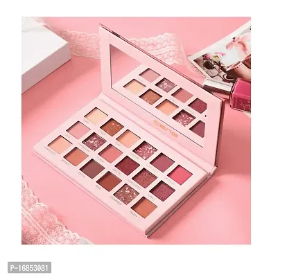 New Nude Edition Eyeshadow Palette with Mirror 18 Shades of Shimmer and Matte for Eye Makeup-thumb5