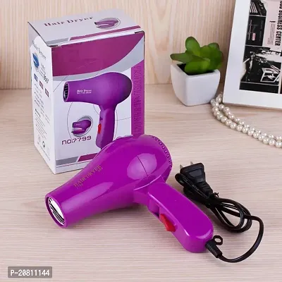 Professional Foldable hair dryer 1000 Watt (Multicolour) for men and women (Mini Hair Dryer)-thumb0