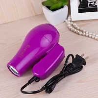 Professional Foldable hair dryer 1000 Watt (Multicolour) for men and women (Mini Hair Dryer)-thumb1