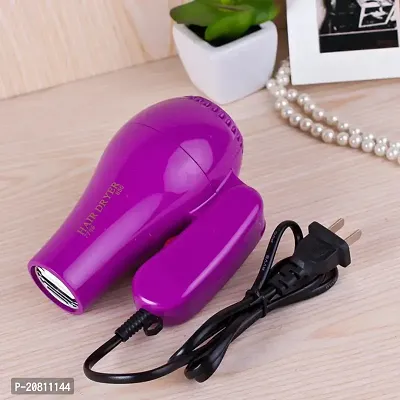 Professional Foldable hair dryer 1000 Watt (Multicolour) for men and women (Mini Hair Dryer)-thumb2