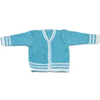 Desi mart Baby Vardhman Woolen Unisex Knitted Sweater Set for Infants Winter Wear Set 3 Pieces-thumb1