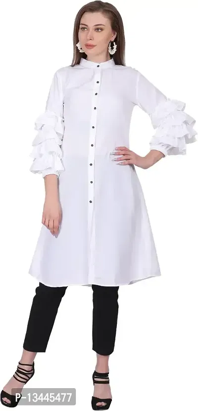 White Flare Dress – Veeray