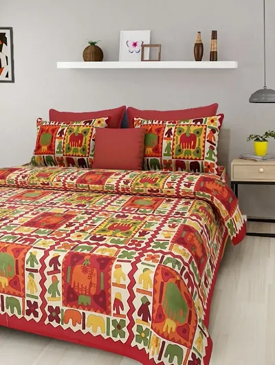 Jaipuri Cotton Double Bedsheets