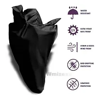 Wmizexa Two Wheeler Cover { Black} -: Unique Looks And Better Quality { Honda X-Blade }-thumb2