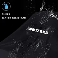 Wmizexa Two Wheeler Cover { Black} -: Unique Looks And Better Quality { Honda Activa 3g,4g,5g,6g }-thumb1