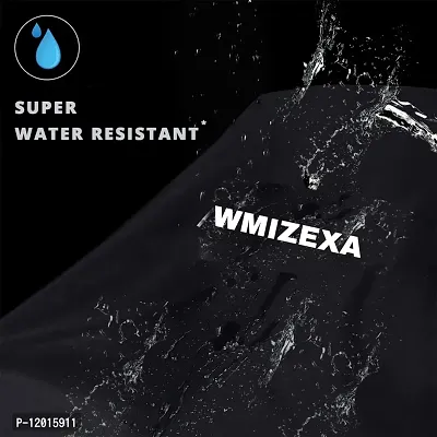 Wmizexa Two Wheeler Cover { Black} -: Unique Looks And Better Quality { Honda Activa 3g,4g,5g,6g }-thumb2