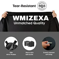 Wmizexa Two Wheeler Cover { Black} -: Unique Looks And Better Quality { Honda Activa 3g,4g,5g,6g }-thumb2