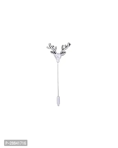 Fancy Silver Alloy Pearl Brooches-thumb0