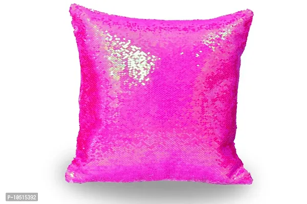 Pixelkari - Personalised Magic Pillow/Cushion with Photo |Best Gifts for - Valentine, Anniversary, Husband, Wife| 16x16 inches (Pink)-thumb5