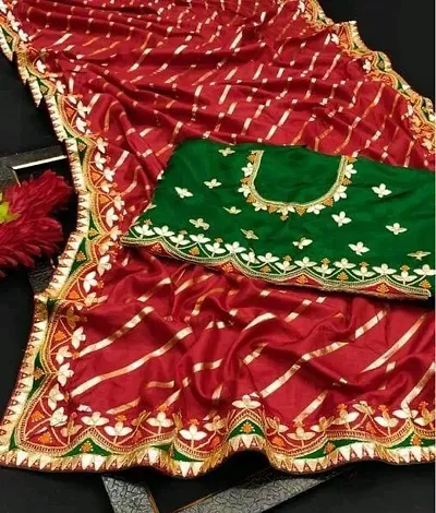 Hot Selling Poly Silk Saree with Blouse piece