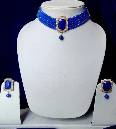Trendy Designer Western and Traditional Party Wear Choker Jewellery Sets