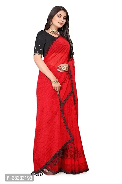 Classic Georgette  Saree With Blouse Piece-thumb5