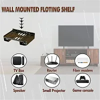 Heavy Duty Set Top Box Wall Mount Stand with Remote Holder | WiFi Router  DTH Dish TV Wall Mount | Universal Study Setup Box Wall Stand (Plastic,1pcs).-thumb2