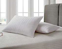 Soft and Fluffy Hollow Microfiber Bed Pillow Set of 2 White-thumb3