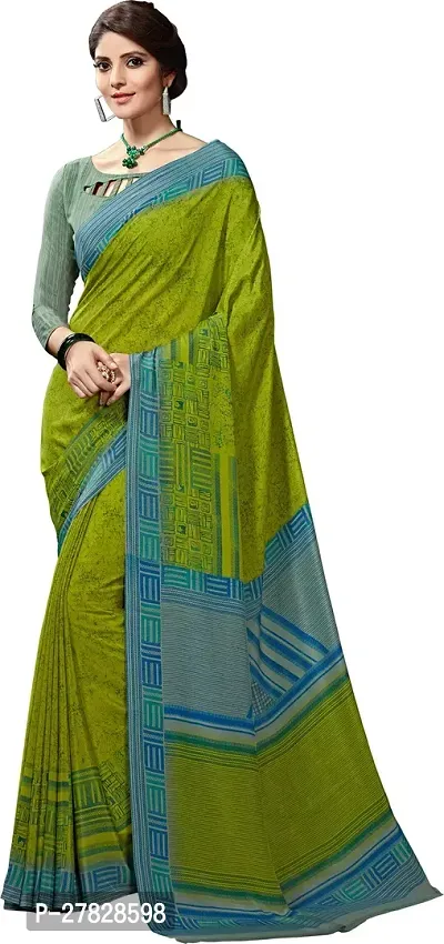 Classic Crepe Saree with Blouse piece