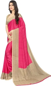 Stylist Crepe Saree With Blouse Piece For Women-thumb2