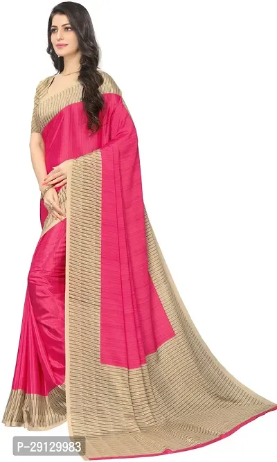 Stylist Crepe Saree With Blouse Piece For Women-thumb3