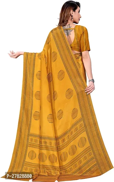 Classic Crepe Saree with Blouse piece-thumb2