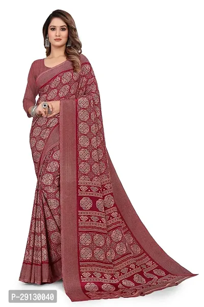 Stylist Chiffon Saree With Blouse Piece For Women