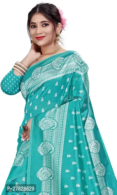 Classic Art Silk Saree with Blouse piece-thumb4